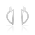 Pendientes Bau baño Plata
