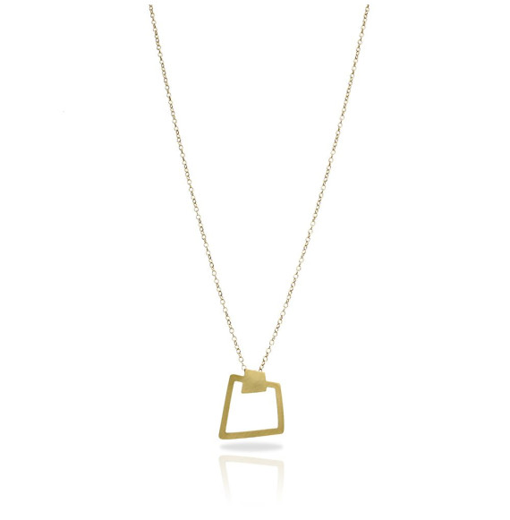 Bau Gold Plated Short Pendant