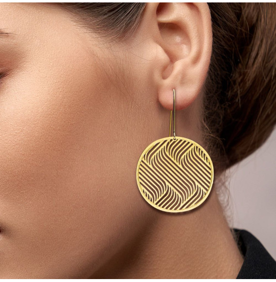 Boucles d'oreilles Dorées Duna