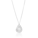 Collier court Argentée Amaoto