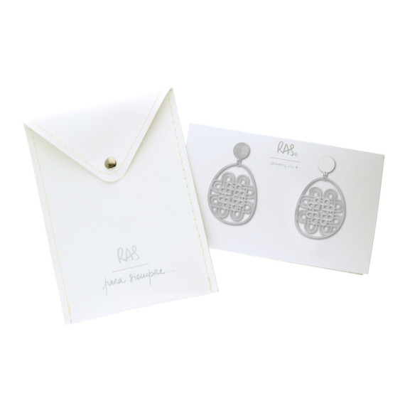 Pendiente Infinito baño Plata