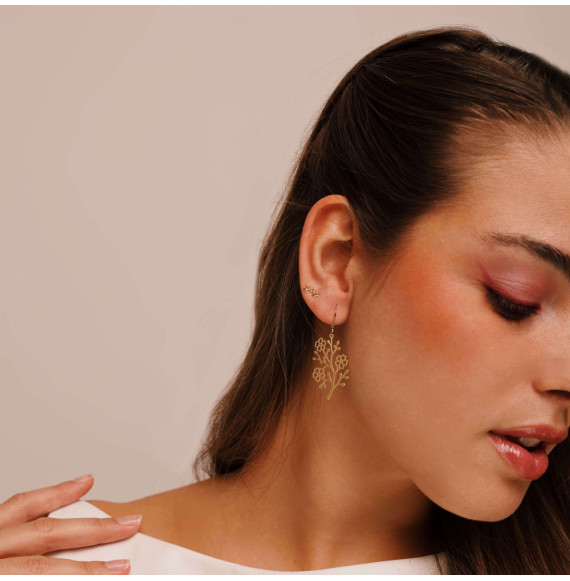 Boucles d'oreilles Dorées Almira