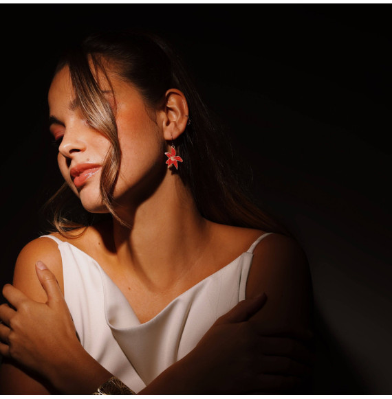 Boucles d'oreilles Dorées Lirio Solea