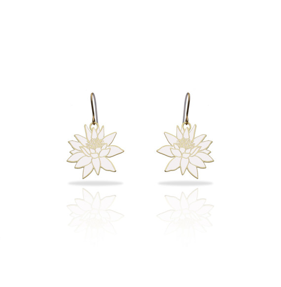 Boucles d'oreilles Dorées Loto Vera