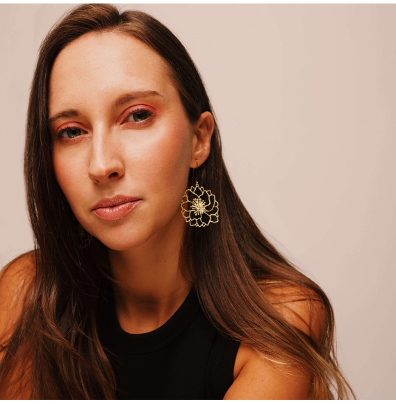Boucles d'oreilles Dorées Dalia XL
