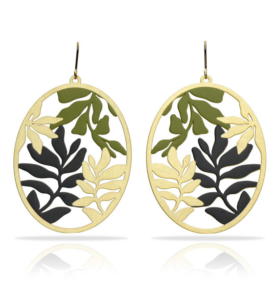 Boucles d'oreilles Grandes Dorées Orabella