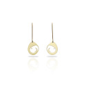 Boucles d'oreilles Dorées Minima Ora Luna