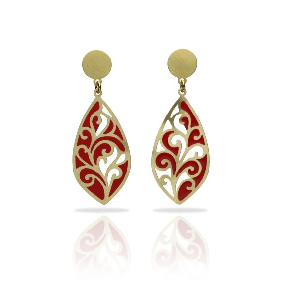 Zafira Gold Plated Earrings