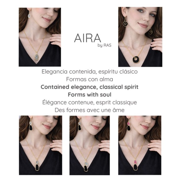 Pendientes Aira Br Ne baño Oro