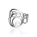 Brazalete Cosmos baño Plata