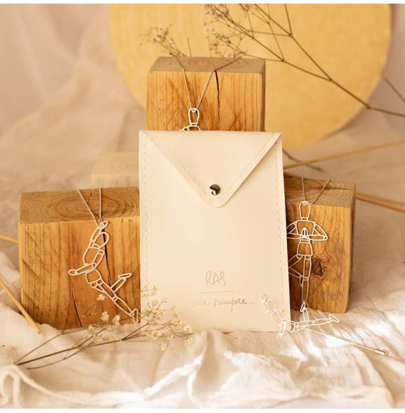 Colgante Asana Árbol baño Plata