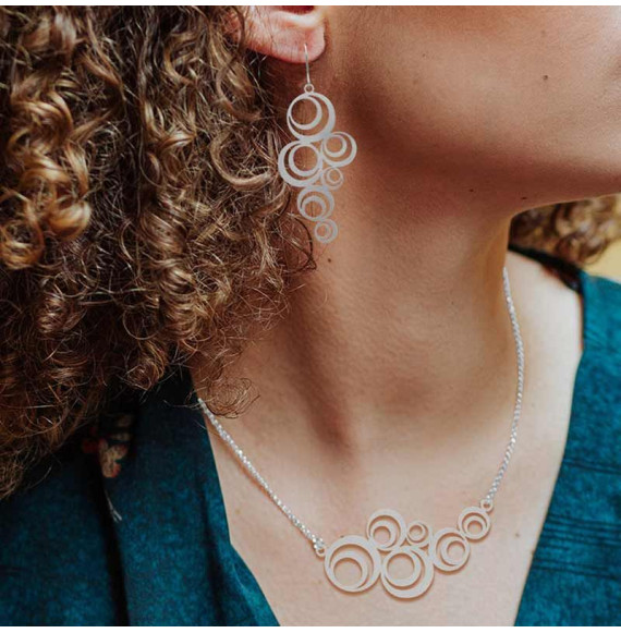 Adele Silver Plated Choker