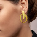 Boucles d'oreilles Moyen Dorée Plus Too Much