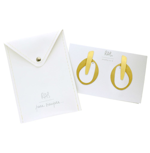 Boucles d'oreilles Moyen Dorée Plus Too Much