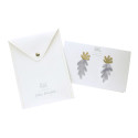 Boucles d'oreilles Grandes Dorées + Argentées Lucía